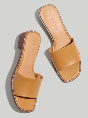 Madewell 90’s Inspired- The Cassady Mule in Leather Color- Camel.‎ Size 11